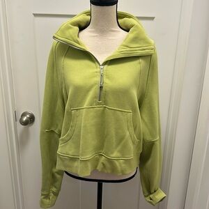NWOT Lululemon Scuba Sweater in Wasabi